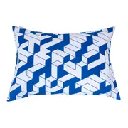 FRONHA 50 CM X 70 CM MAZE - AZUL COBALTO/BRANCO - Foto 1