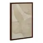 QUADRO II 50 CM X 35 CM ORGANIC LINES - CASTANHO/LATTE - Foto 2