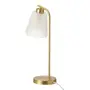 LUMINÁRIA DE MESA HALLEY - OURO/FROST - Foto 4