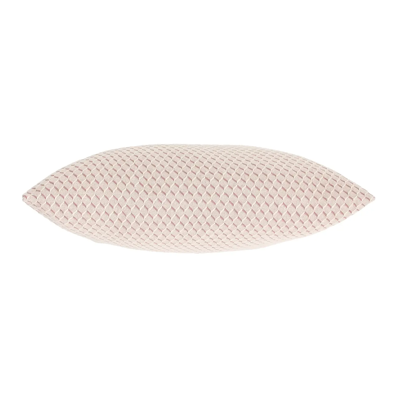 CAPA ALMOFADA 43 CM X 43 CM HÉRAULT - ROSA CLARO/NATURAL - Foto 2