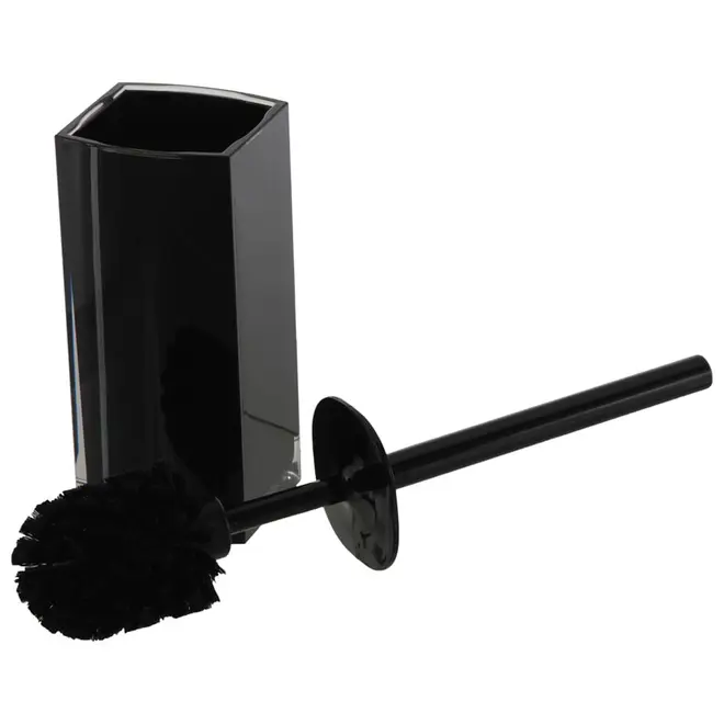 ESCOVA PARA BANHEIRO KARL - PRETO BRILHANTE - Foto 2