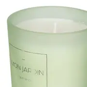 VELA PERFUMADA POTE CAPIM LIMÃO MON JARDIN - SÁLVIA/BRANCO - Foto 2