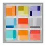 QUADRO 50 CM X 50 CM ACRYLIC SQUARES - FLANDRES/CORES CALEIDOCOLOR - Foto 1