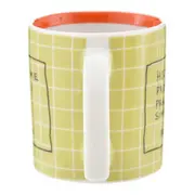 CANECA 330 ML IDA - SER SIMPÁTICA - VERDE CLARO/TERRACOTA - Foto 5