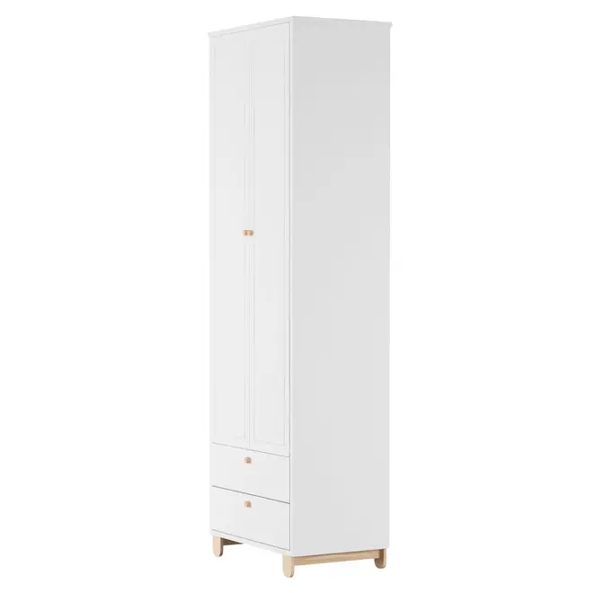 GUARDA-ROUPA INFANTIL 2 PORTAS/2 GAVETAS SWEET - BRANCO/PINUS NATURAL - Foto 19