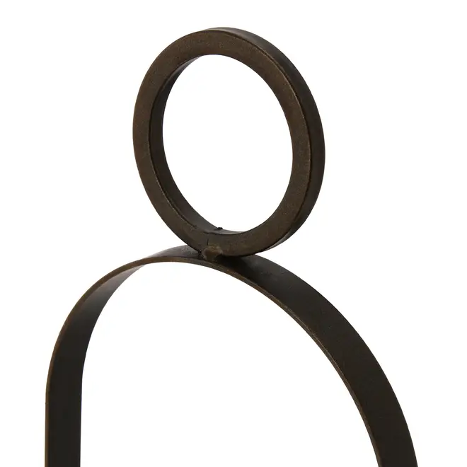 LANTERNA 31 CM HEILURI - OURO VELHO/INCOLOR - Foto 4