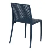 CADEIRA PARA ÁREA EXTERNA EMPILHÁVEL DOTS - ULTRAMARINE PROFUNDO - Foto 4
