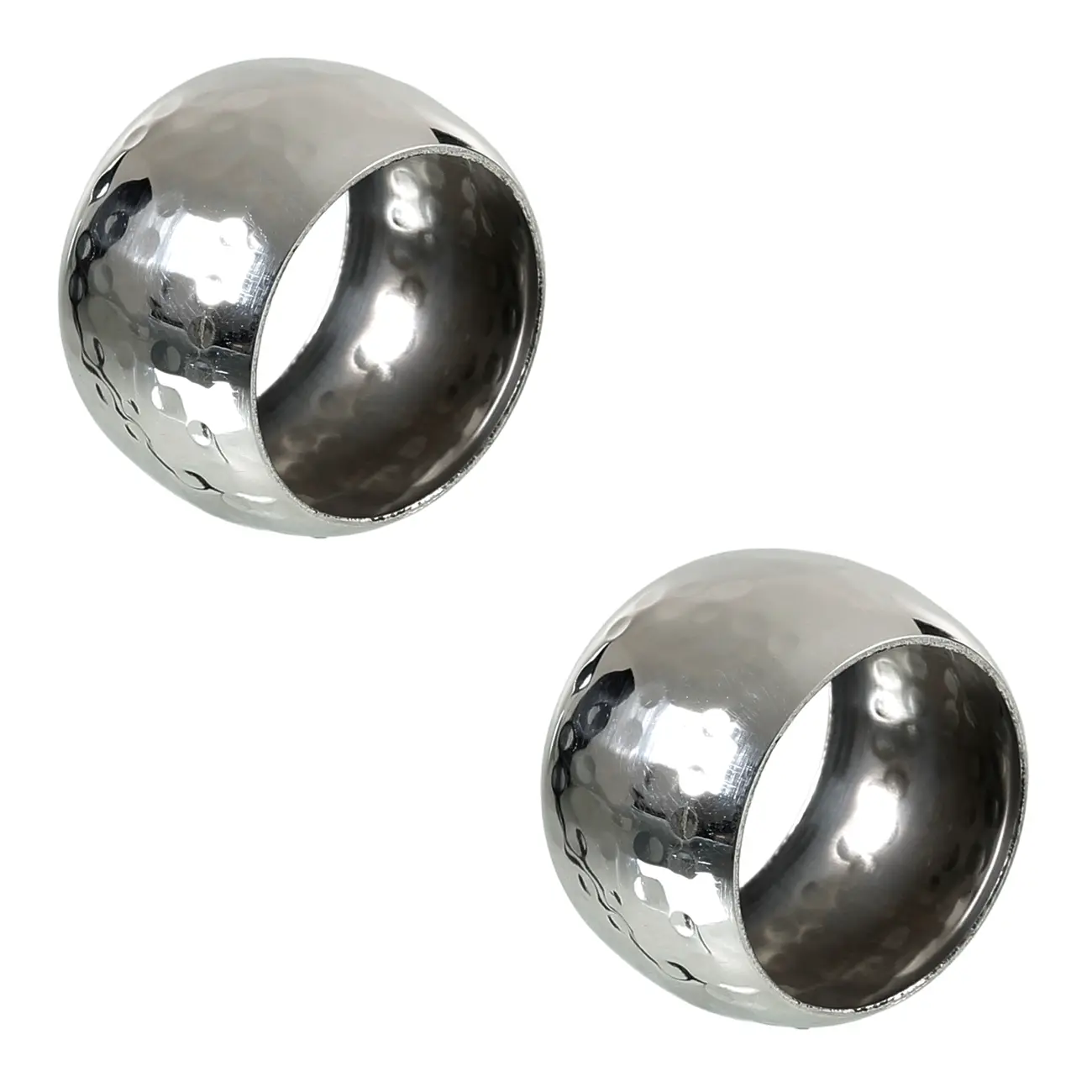 ARGOLA PARA GUARDANAPO CONJUNTO COM 2 PEÇAS CIRCLE LUX - INOX - Foto 3
