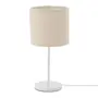 LUMINÁRIA DE MESA HALO - BRANCO/NATURAL - Foto 1