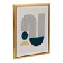 QUADRO I 30 CM X 24 CM GOLD PATH - OURO/VERDE ESCARAVELHO - Foto 2