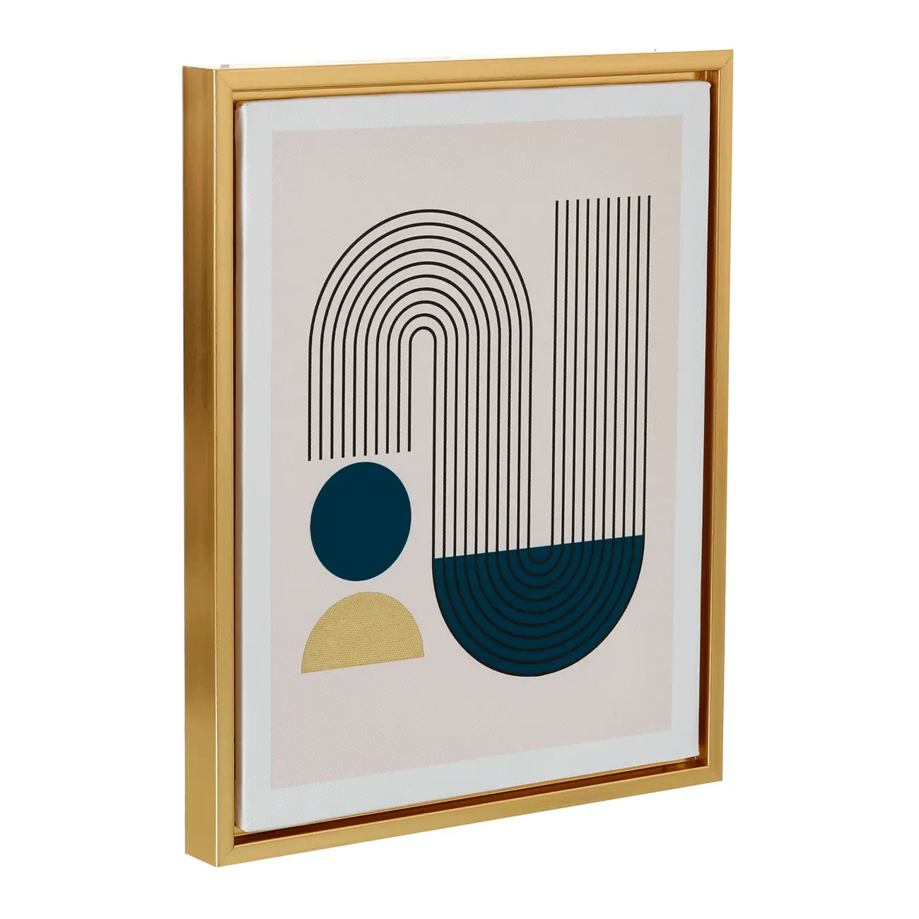 QUADRO I 30 CM X 24 CM GOLD PATH - OURO/VERDE ESCARAVELHO - Foto 2