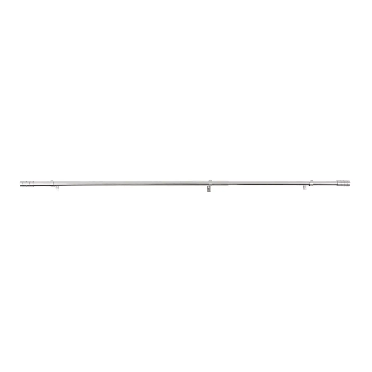 SUPORTE PARA CORTINA EXTENSÍVEL 1,20 M/2,10 M 28 MM SUPINO - PRATA - Foto 2