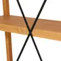 ESTANTE 98 CM X 2 M BEAM - AMÊNDOA/PRETO - Foto 7