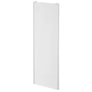 PORTA DE CORRER DIREITA/ESQUERDA PARA GUARDA-ROUPA FRIZ - BRANCO/ALUMÍNIO - Foto 2