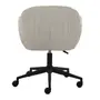 CADEIRA HOME OFFICE CLAM GLAM - PRETO/AREIA - Foto 4