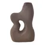 VASO DECORATIVO 20 CM SHIMO - MARROM/MANJERICÃO - Foto 2