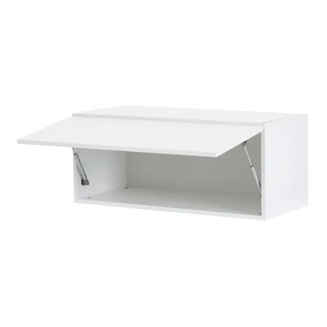 ARMÁRIO DE COZINHA AÉREO 80 CM 1 PORTA BASCULANTE PRÁTICA - BRANCO - Foto 4