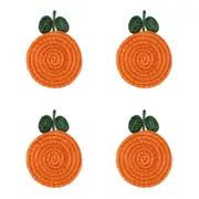 PORTA-COPOS CONJUNTO COM 4 PEÇAS SERTÃO LARANJA - LARANJA/VERDE - Foto 4