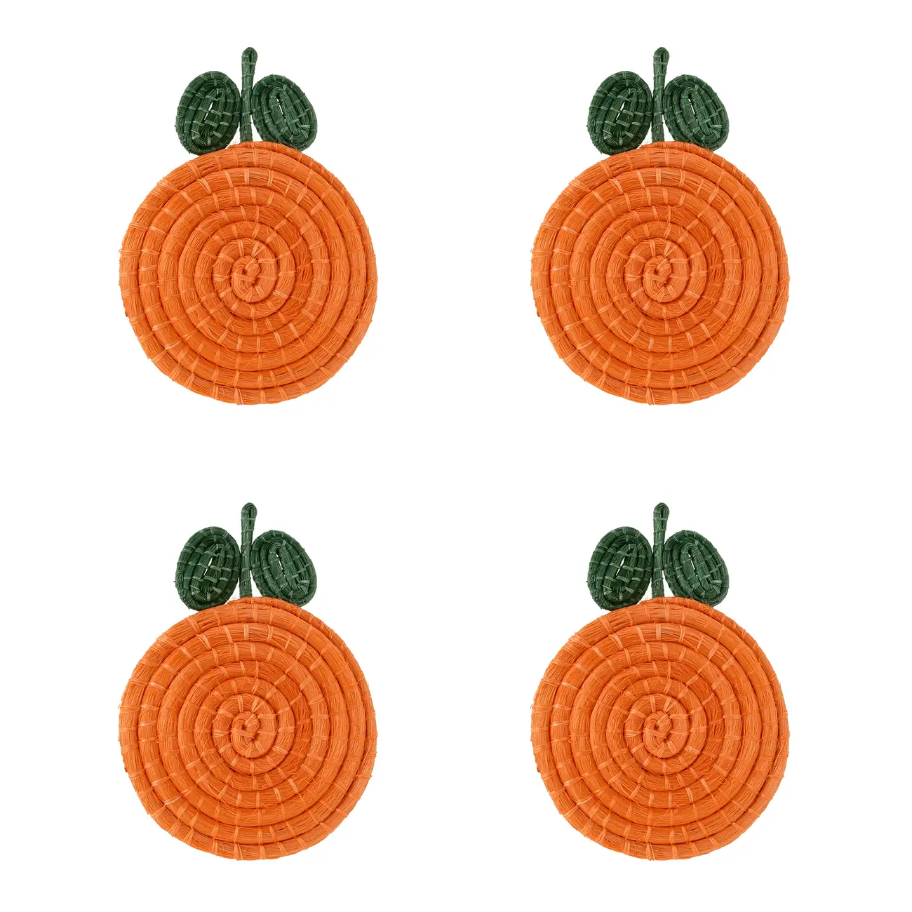 PORTA-COPOS CONJUNTO COM 4 PEÇAS SERTÃO LARANJA - LARANJA/VERDE - Foto 4