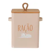 POTE PARA RAÇÃO PAWS EAT - OFF WHITE/BAMBU - Foto 1