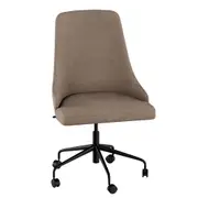 CADEIRA HOME OFFICE DANDY - PRETO/CAMELO - Foto 31