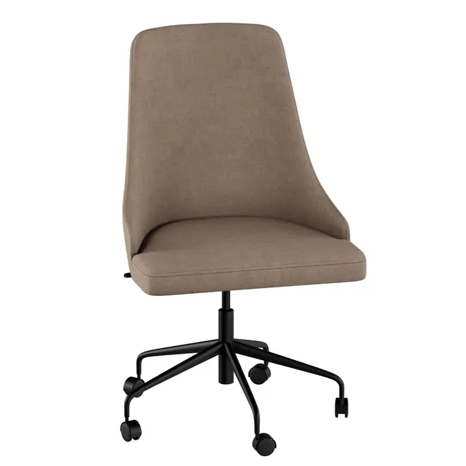 CADEIRA HOME OFFICE DANDY - PRETO/CAMELO - Foto 31