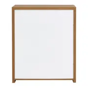 ARMÁRIO PARA ESCRITÓRIO MÉDIO 2 PORTAS BOSS - OAK TAMMI/BRANCO - Foto 10