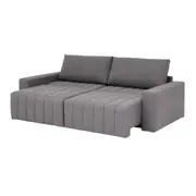 SOFÁ-CAMA RETRÁTIL E RECLINÁVEL 3 LUGARES SNOOZE - CINZA - Foto 4