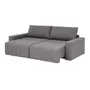 SOFÁ-CAMA RETRÁTIL E RECLINÁVEL 3 LUGARES SNOOZE - CINZA - Foto 4