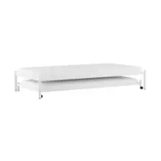 CAMA DE SOLTEIRO 88 C/CAMA INF 78 FLAT - BRANCO/BRANCO - Foto 2