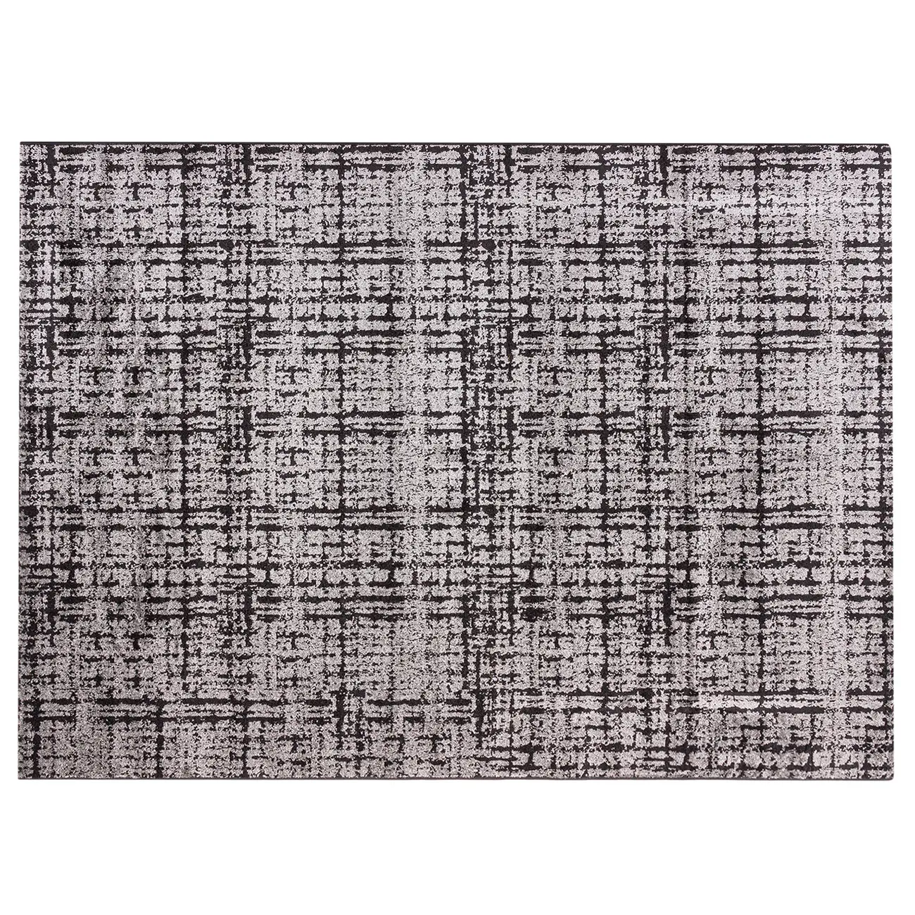 TAPETE 2 M X 2,50 M LAPÔNIA - CINZA/PRETO - Foto 1