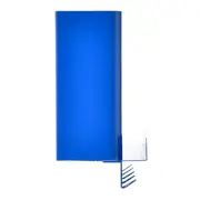 PORTA-CHAVES CARTAS PAREDE MOOBY - AZUL COBALTO - Foto 3