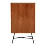 ESTANTE 70 CM X 1,17 M MID CENTURY - PRETO/NOZES - Foto 5