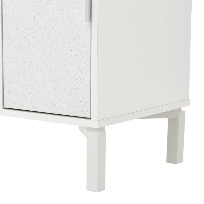 LOCKER/ARMÁRIO PARA ESCRITÓRIO ALTO 9 PORTAS SLEEK - BRANCO/GRANILITE - Foto 11
