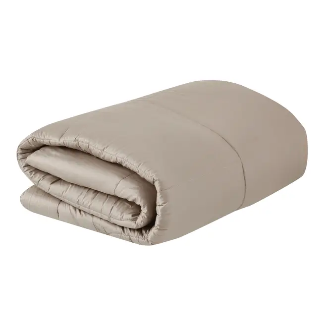EDREDOM KING 2,60 M X 2,80 M HIGH-SATIN - CAMELO - Foto 2