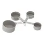 KIT COM 8 XÍCARAS/COLHERES MEDIDORAS MEASURE - KONKRET/INOX - Foto 3