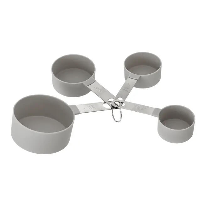 KIT COM 8 XÍCARAS/COLHERES MEDIDORAS MEASURE - KONKRET/INOX - Foto 3