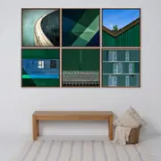 QUADRO GREENERY X 60 CM X 60 CM - MULTICOR/COBRE - Foto 1