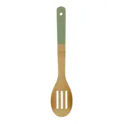 COLHER VAZADA 30 CM BAMBUMIX - SÁLVIA/NATURAL - Foto 4