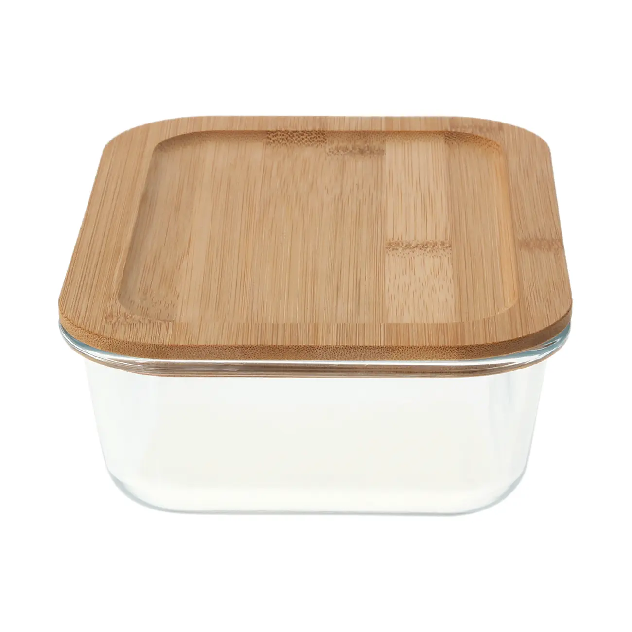 POTE HERMÉTICO 1,2 L BAMBU - INCOLOR/BAMBU - Foto 3