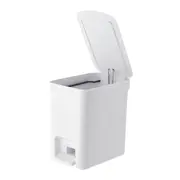 LIXEIRA COM PEDAL 6 L TRIUM - BRANCO - Foto 4