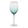 TAÇA ÁGUA/VINHO 545 ML EMERALD - DOURAD/VERDE - Foto 1