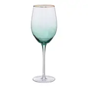 TAÇA ÁGUA/VINHO 545 ML EMERALD - DOURAD/VERDE - Foto 1