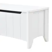 BAÚ 82 CM X 40 CM MON DIEU - BRANCO - Foto 8