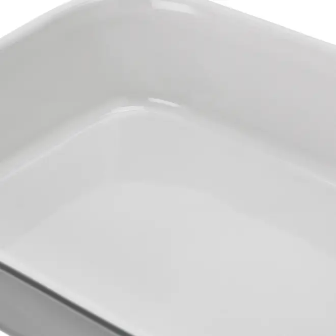 TRAVESSA REFRATÁRIA 29 CM X 21 CM THEVY - KONKRET/BRANCO - Foto 5