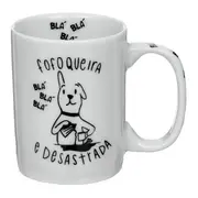 CANECA 160 ML FOFOQUEIRA - BRANCO/PRETO - Foto 4