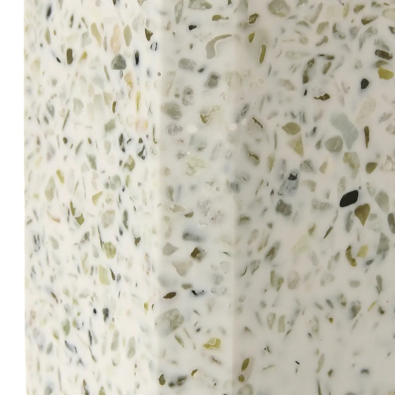 PORTA-ESCOVA/PASTA TERRAZZO FUSION - BRANCO/ESTANHO - Foto 4