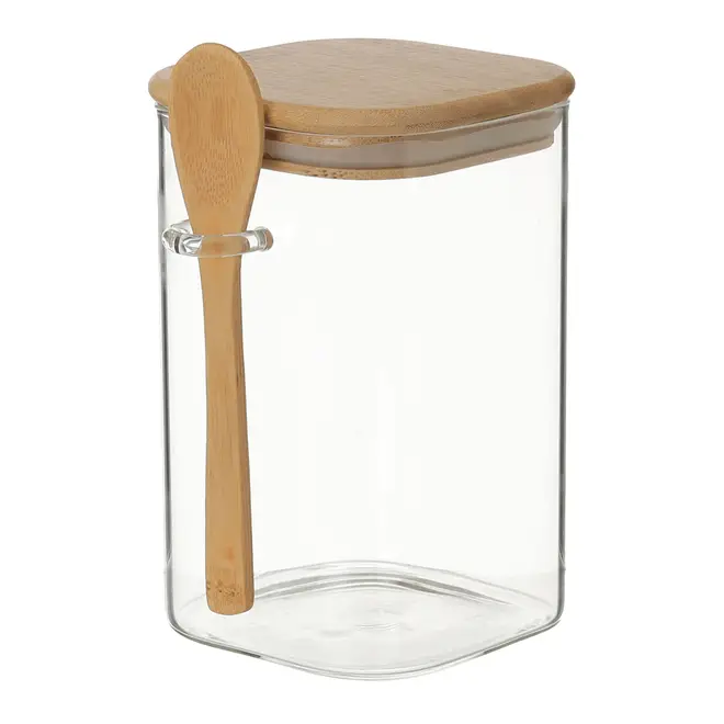 POTE 1,1 L BAMBOO BORO - INCOLOR/BAMBU - Foto 2