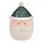 POTE DECORATIVO NOEL 14 CM HOHO HOME - ENGLISH GREEN/BRANCO - Foto 1