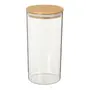 POTE HERMÉTICO REDONDO 1,5 L BAMBUCCI - INCOLOR/BAMBU - Foto 2